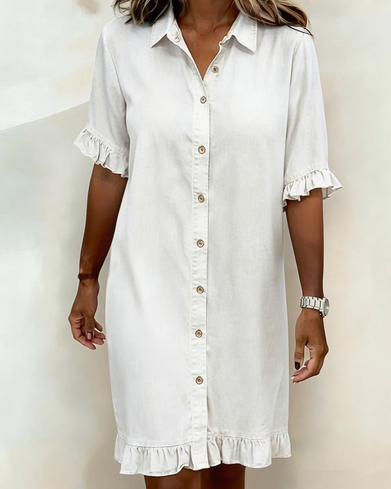 Linea Aarhus | Relaxed Dress with Soft Ruching