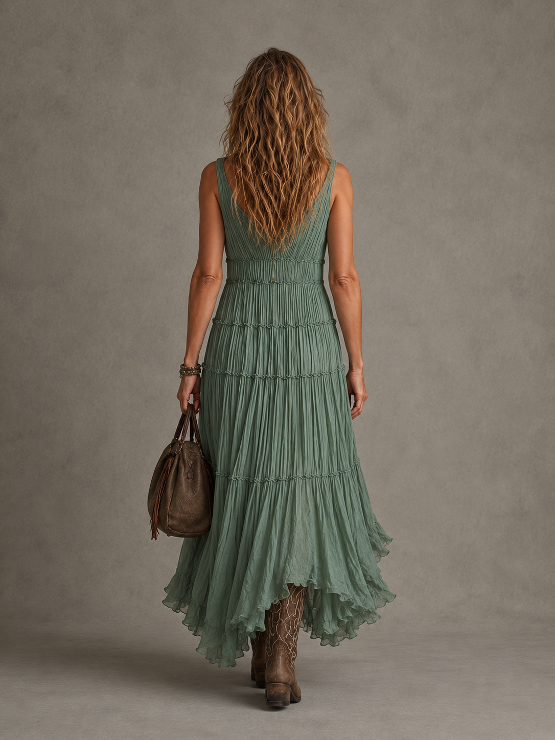 Desiree | Flowing Tiered Maxi Dress