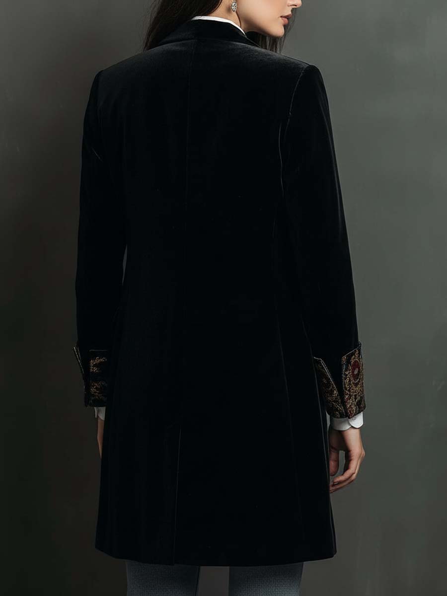 Tilda | Elegant Baroque Print Blazer