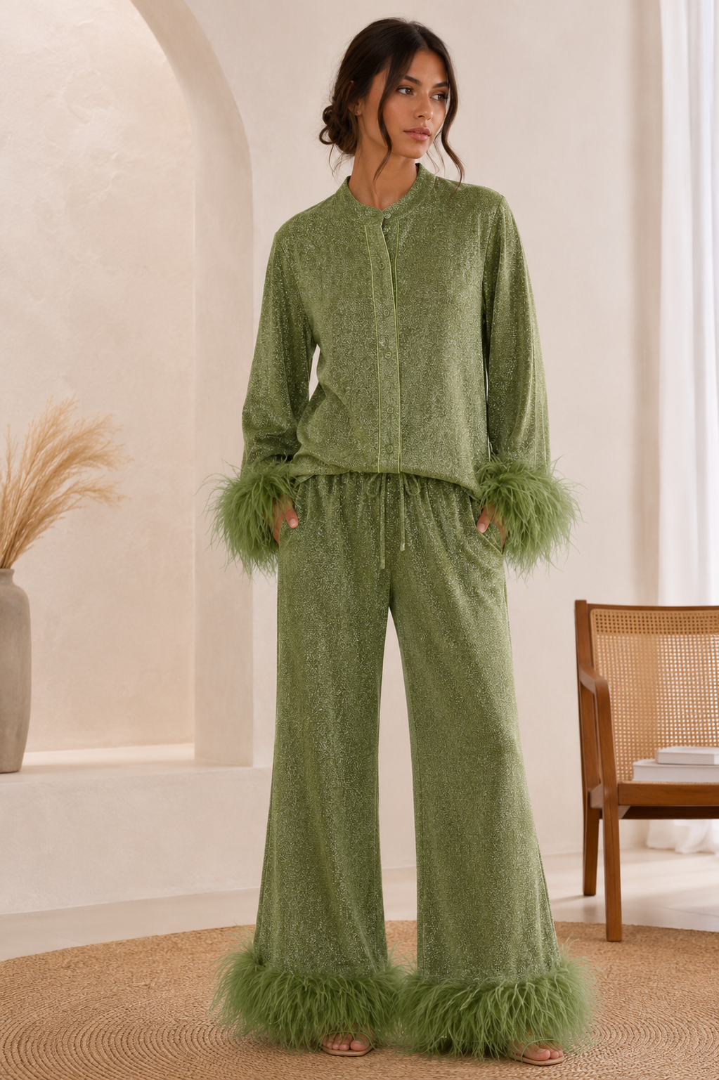 Henley | Soft Relaxed Two Piece Set