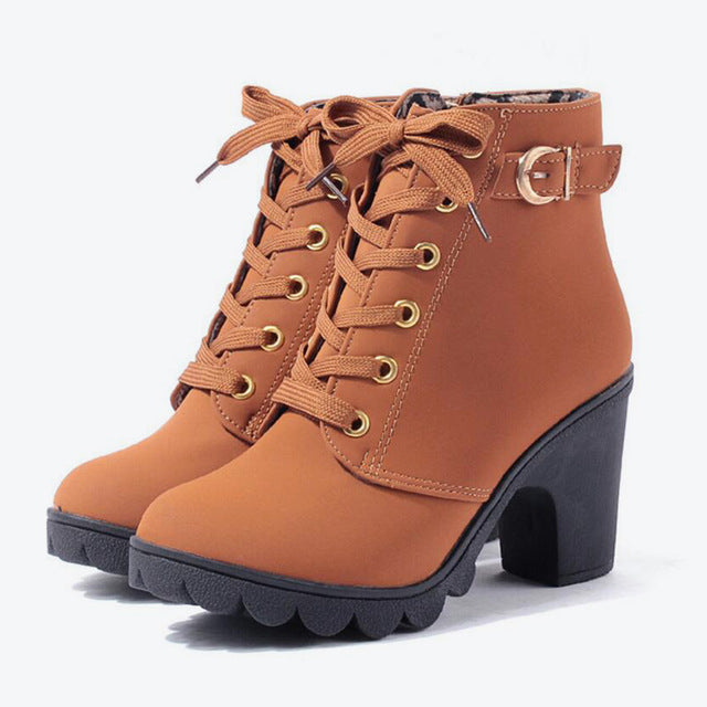 Katni | Chic Chunky Ankle Boots