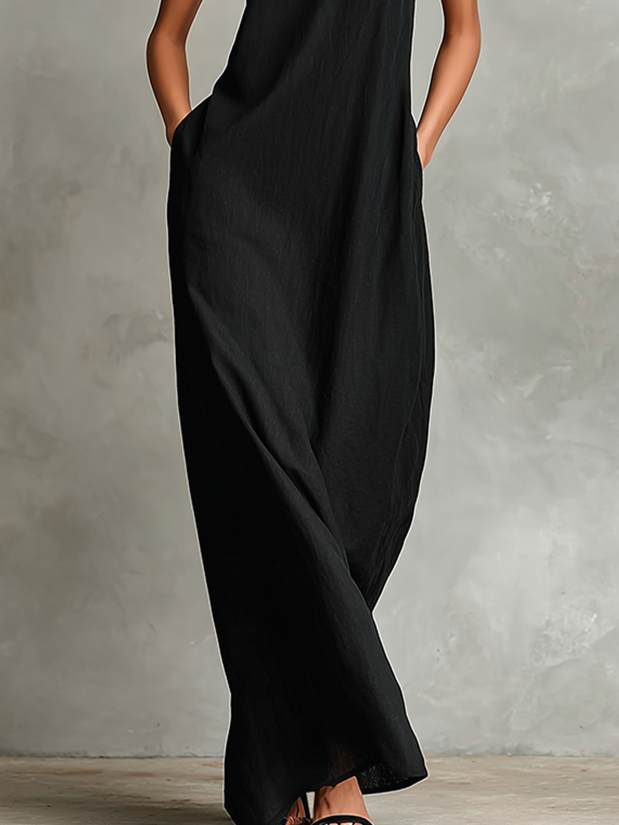 Nerina | Elegant Mono Turtleneck Dress