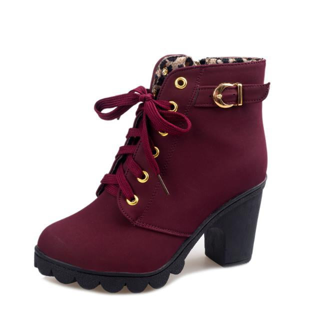 Katni | Chic Chunky Ankle Boots
