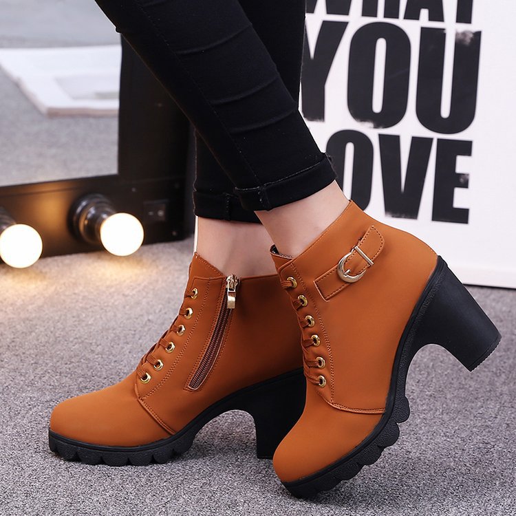 Katni | Chic Chunky Ankle Boots