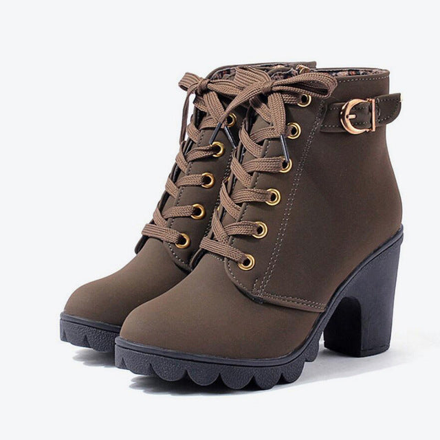 Katni | Chic Chunky Ankle Boots