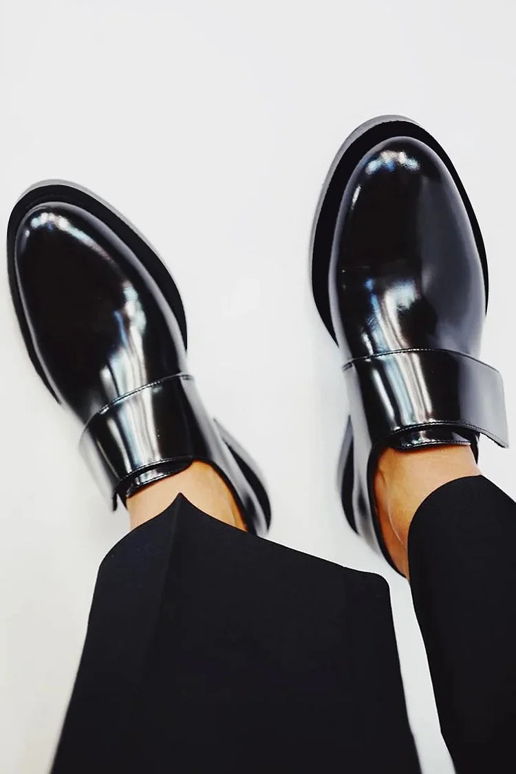Isaura | Effortless Wide Strap Loafers