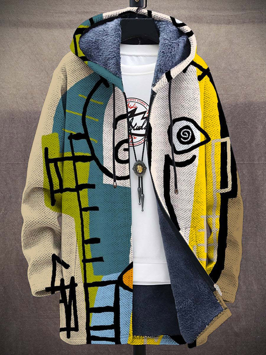 Isadora | Relaxed Art Print Hooded Jacket
