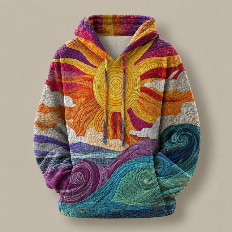 Calla | Airy Patchwork Hoodie