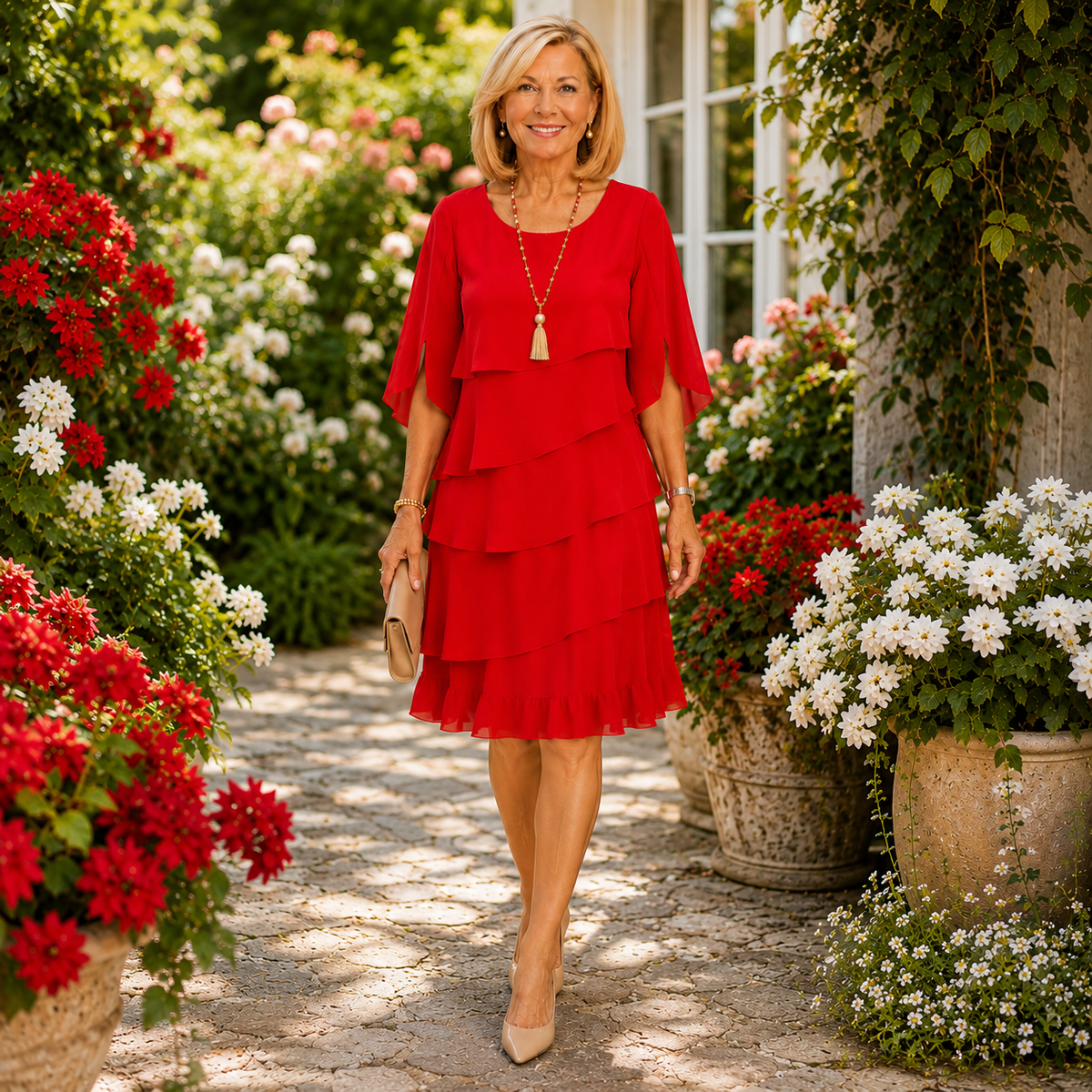 Lark | Elegant Tiered Dress