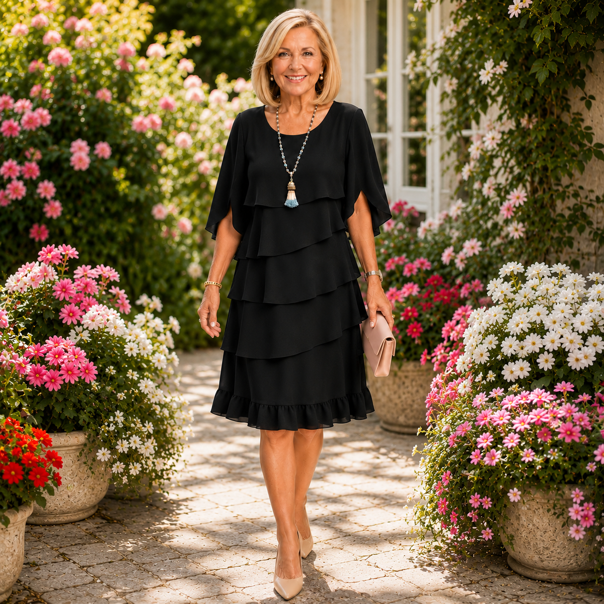 Lark | Elegant Tiered Dress