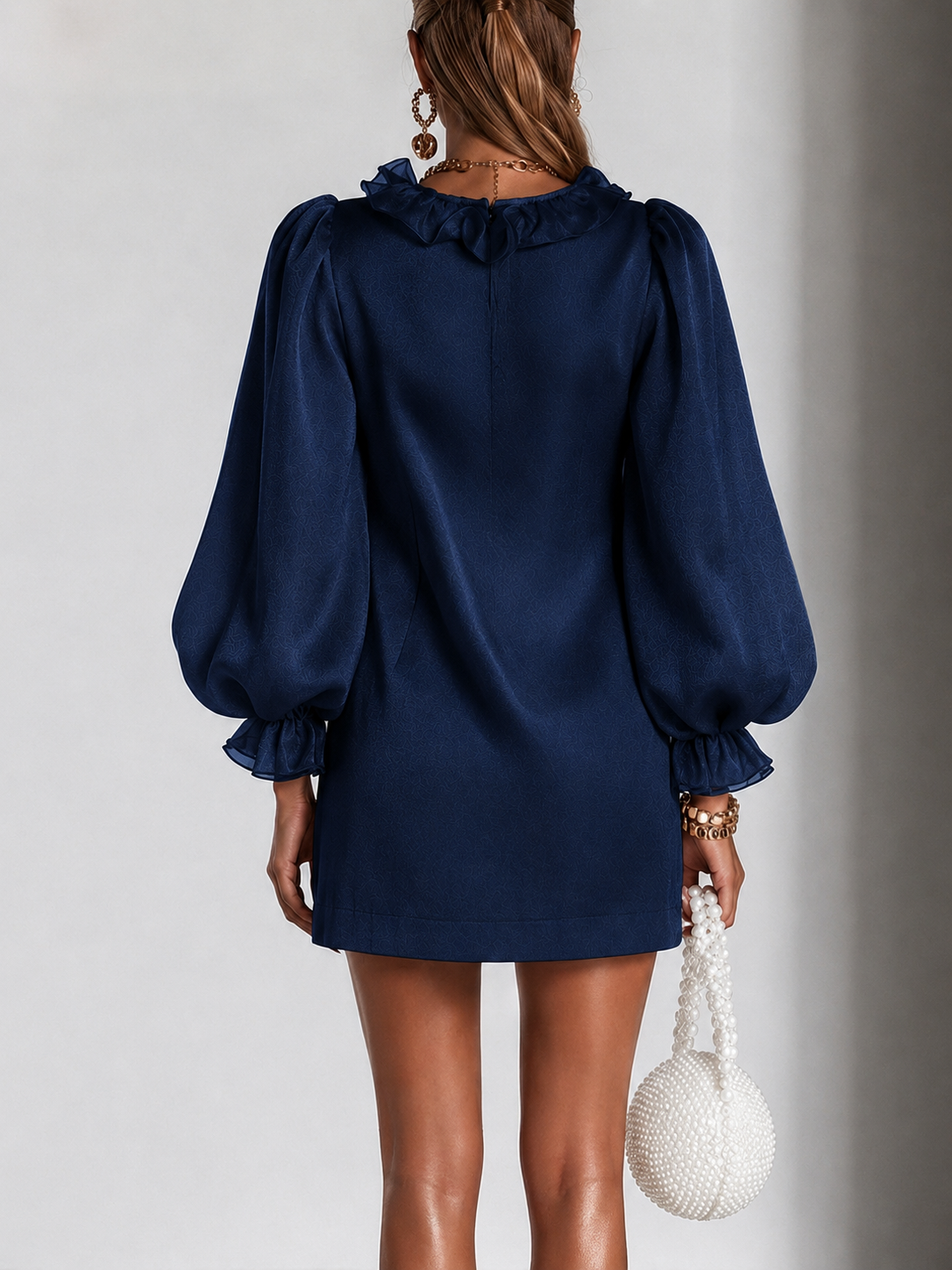 Ada | Effortless Puff Sleeve Mini Dress