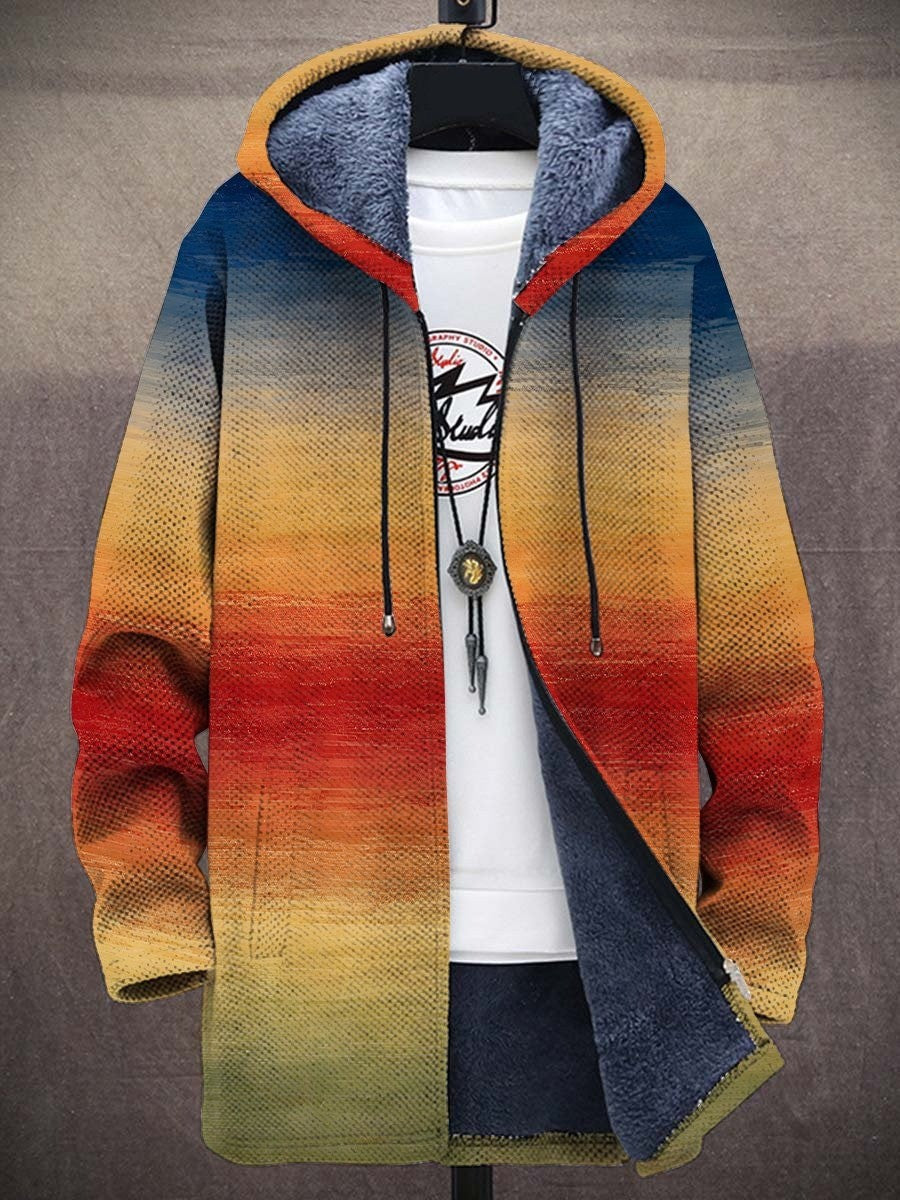 Celestine | Cozy Patchwork Hooded Jacket