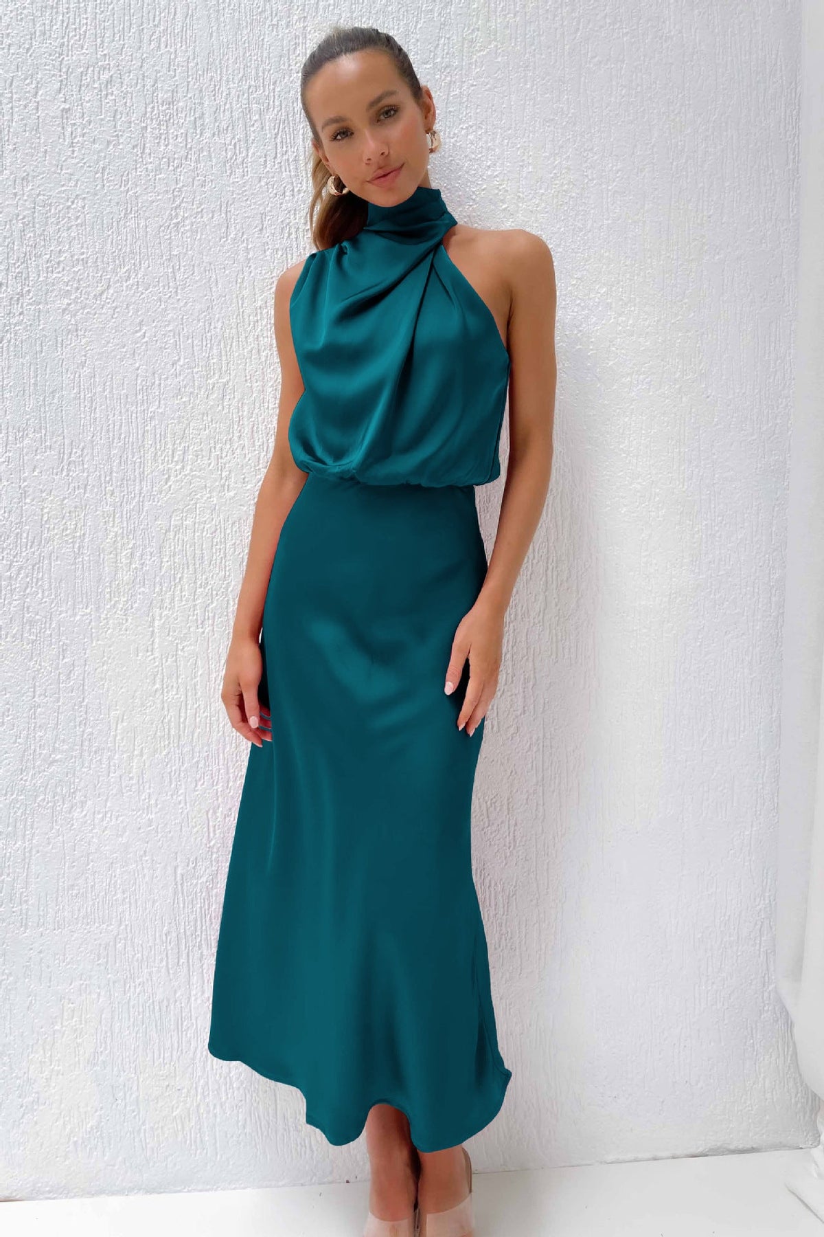 Elara | Satin Evening Dress