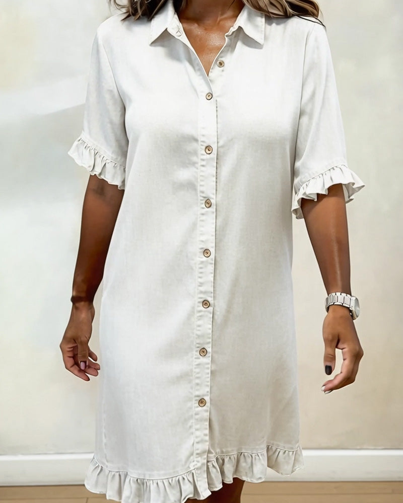 Linea Aarhus | Relaxed Dress with Soft Ruching