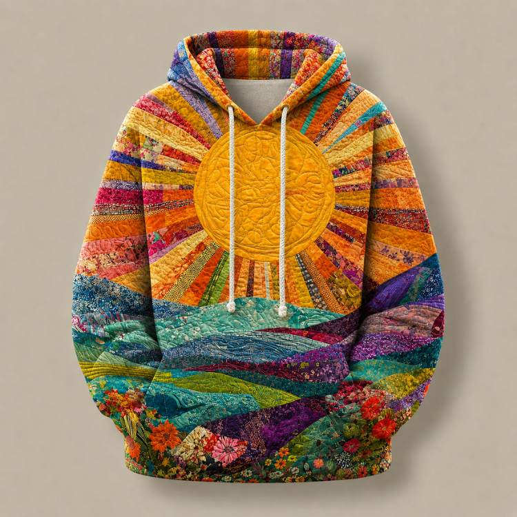 Blythe | Relaxed Patchwork Hoodie