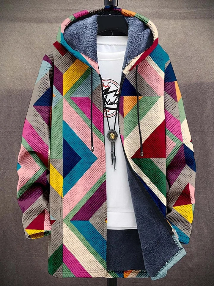 Isadora | Relaxed Art Print Hooded Jacket