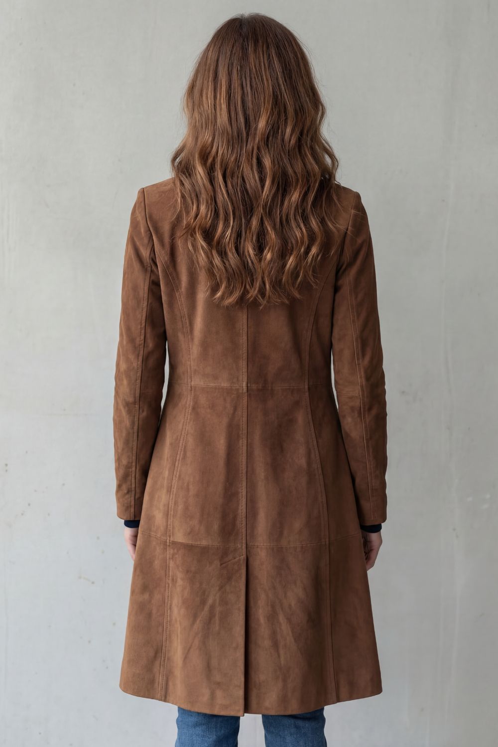 Scarlett | Vintage Finish Long Coat