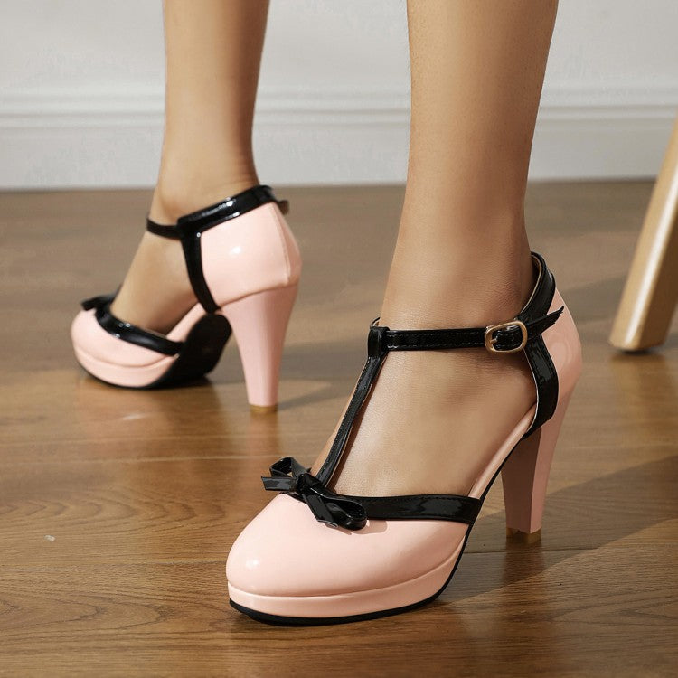 Oriah | Comfort Bow Heels