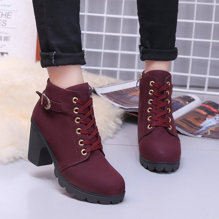 Katni | Chic Chunky Ankle Boots