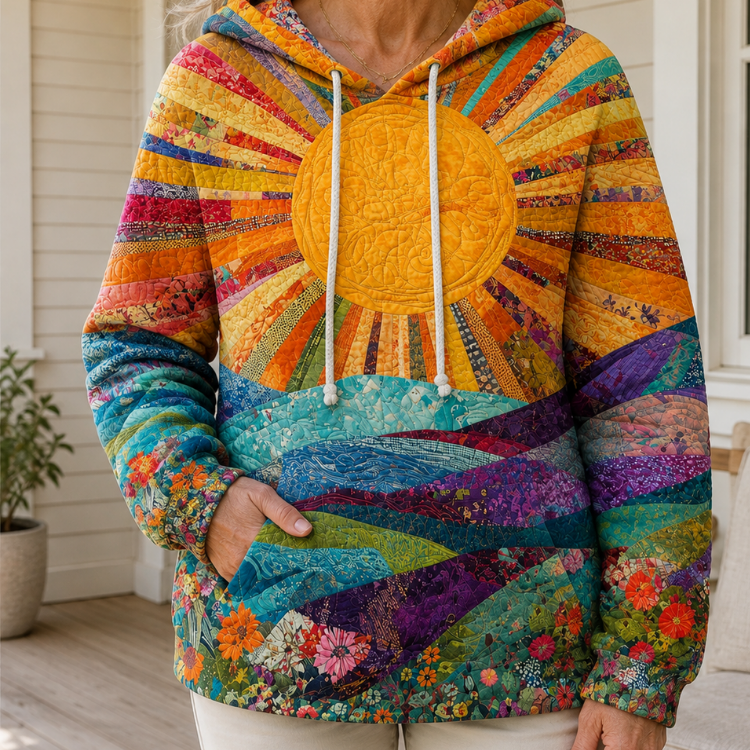Blythe | Relaxed Patchwork Hoodie