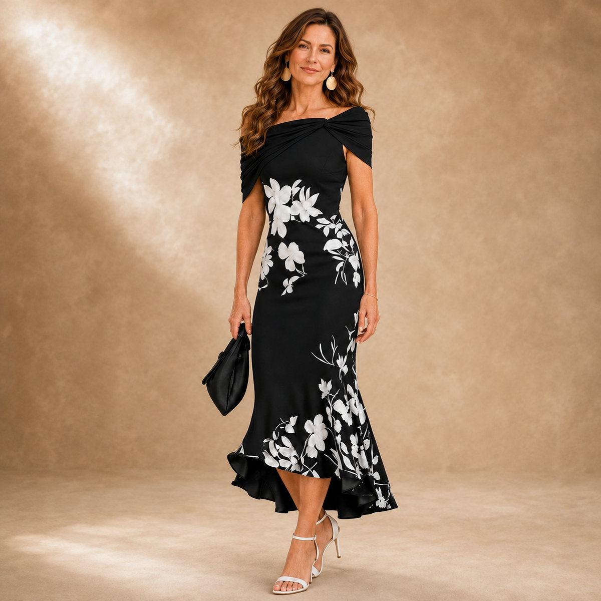 Hortense | Elegant Off Shoulder Dress