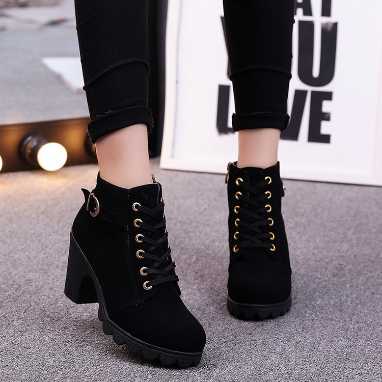 Katni | Chic Chunky Ankle Boots