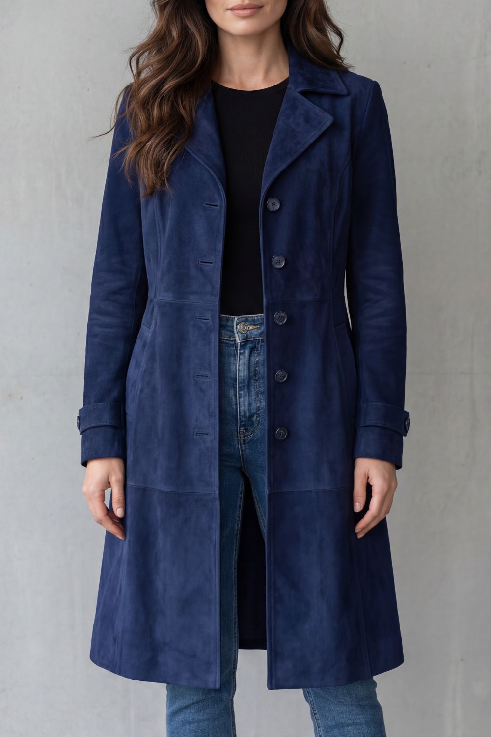 Scarlett | Vintage Finish Long Coat