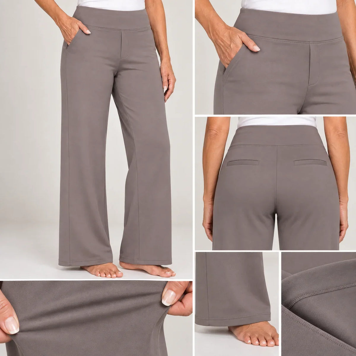 Charlotte | Stretch Wide Leg Pants