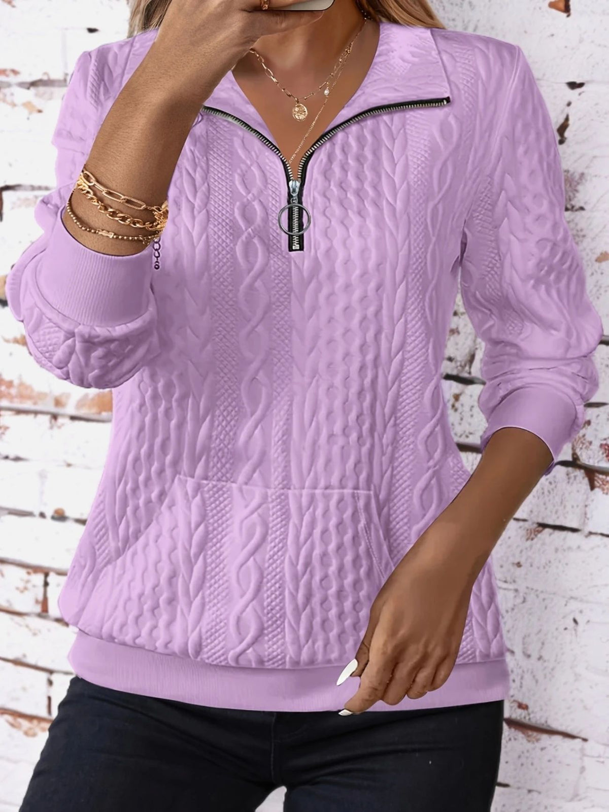 Emma | Quarter-Zip Sweater