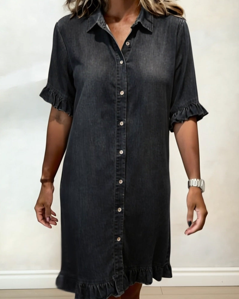 Linea Aarhus | Relaxed Dress with Soft Ruching