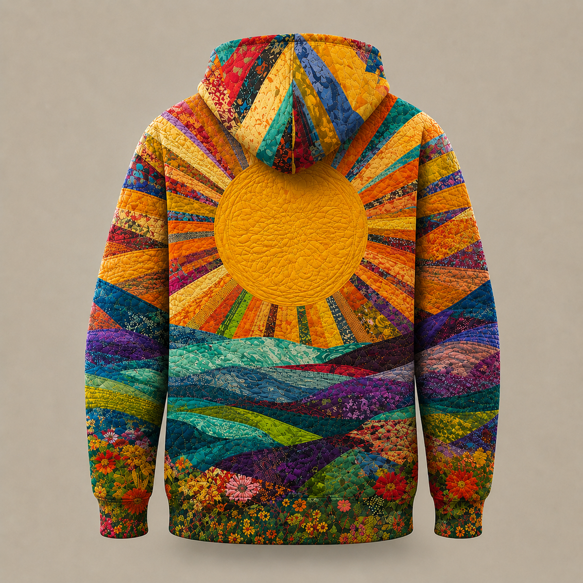 Blythe | Relaxed Patchwork Hoodie