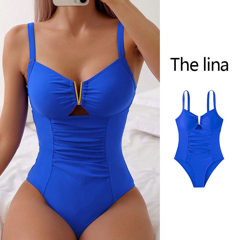 Cinzia - V-Neck Swimsuit