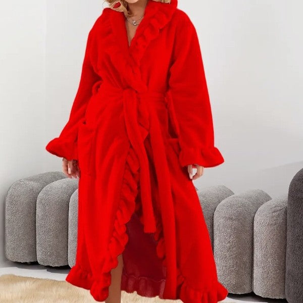 Hexa | Classy Ruffle Hem Robe