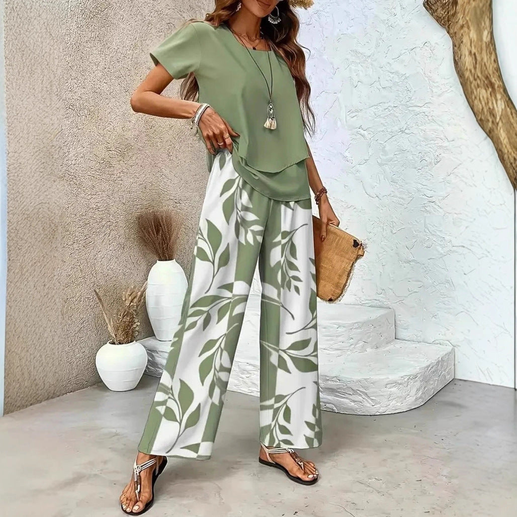 Brenda | Elegant 2-Piece Summer Set