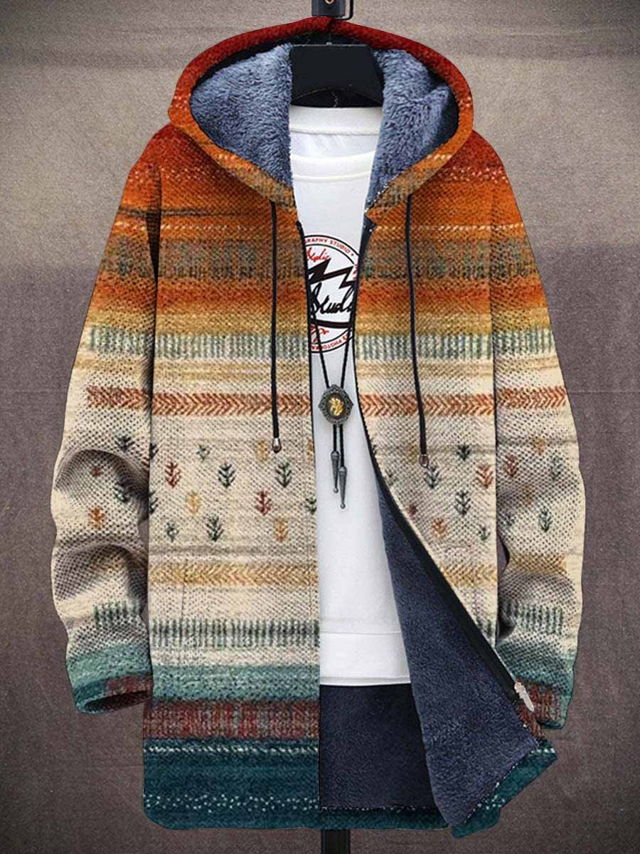 Theodora | Effortless Art Print Hooded Jacket