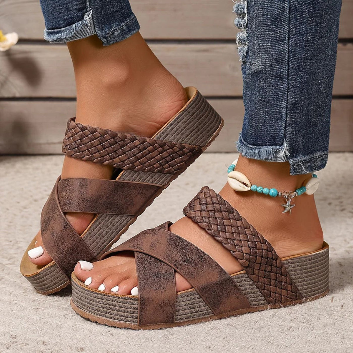 Comfort Abigail | Leather Strap Sandals