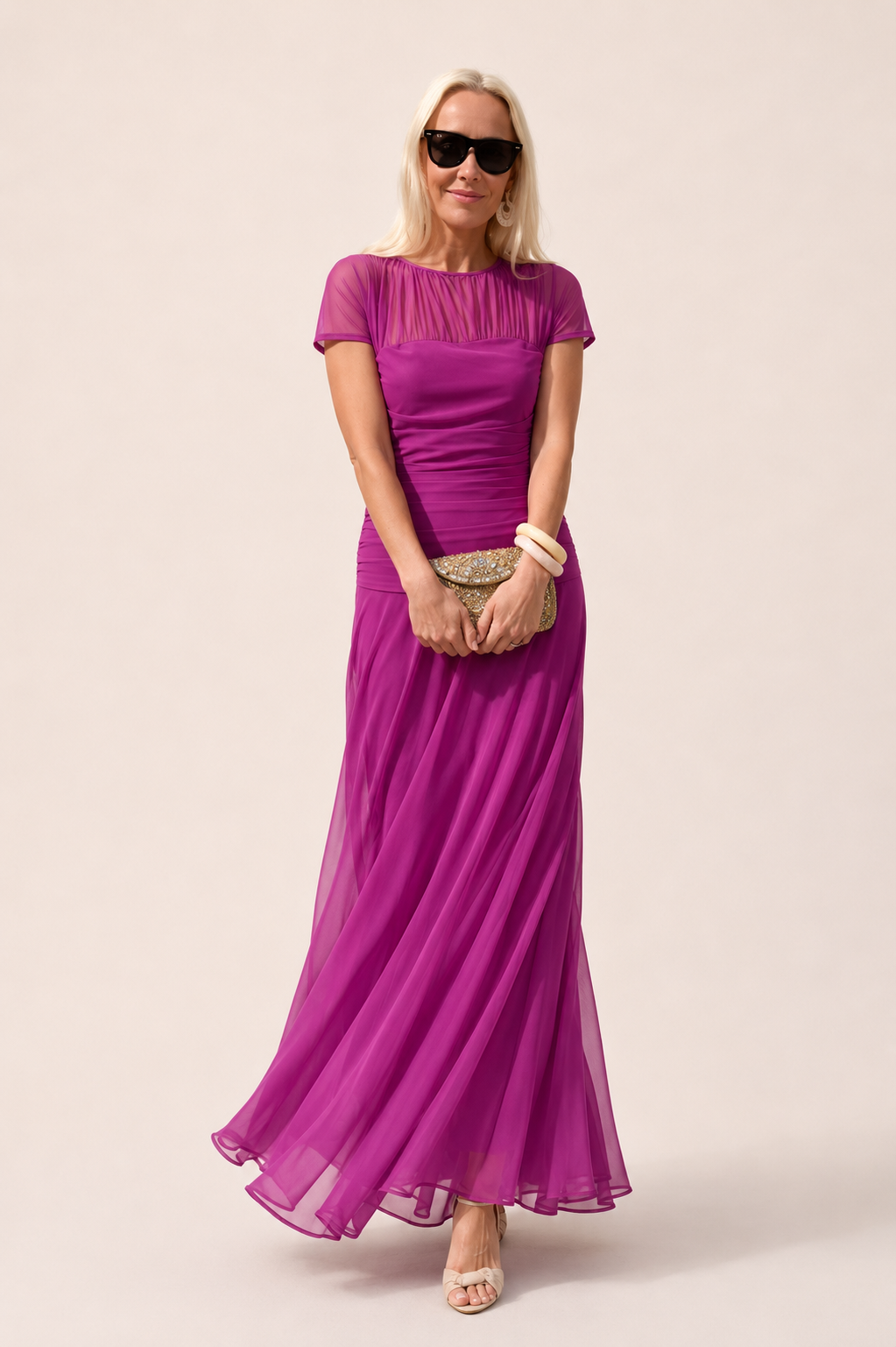 Gwendolyn | Soft Ruched Maxi Dress