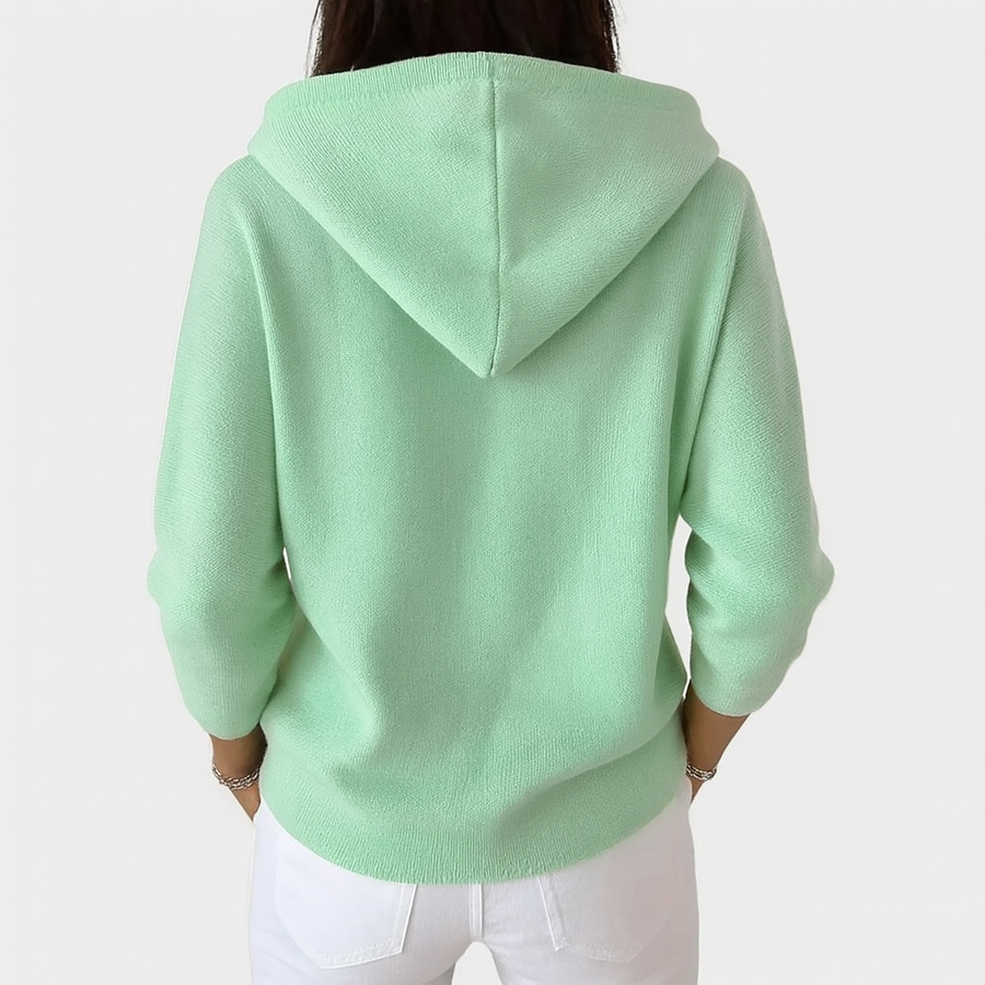 Phoebe | Soft Knit Hoodie Cardigan