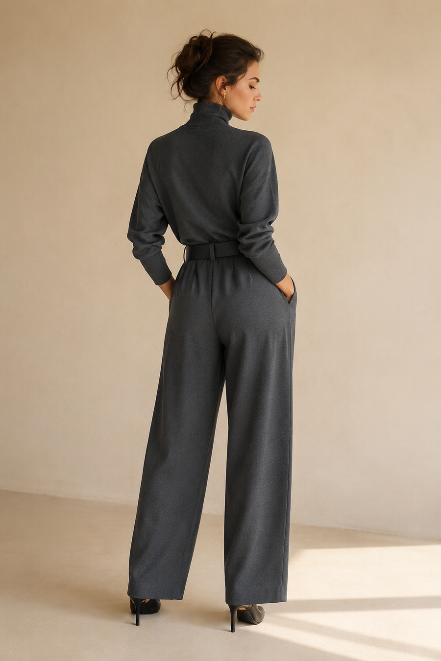 Isadora | Turtleneck & Palazzo Pants Set