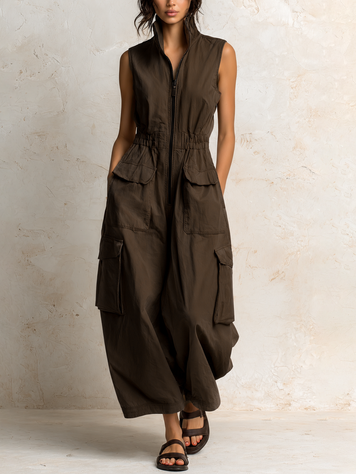 Ursula | Relaxed Utility Jumpsuit