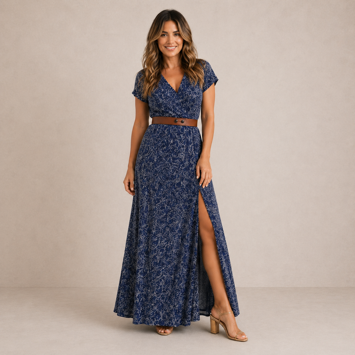 Nadessa | Elegant Flowy Maxi Dress