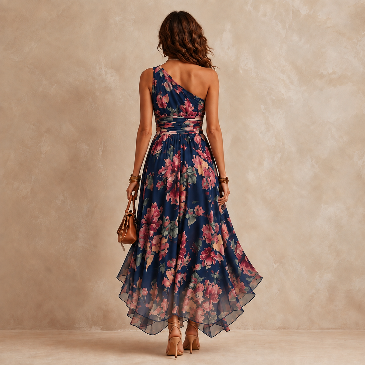 Ulrike | Flowing One Shoulder Maxi Dress