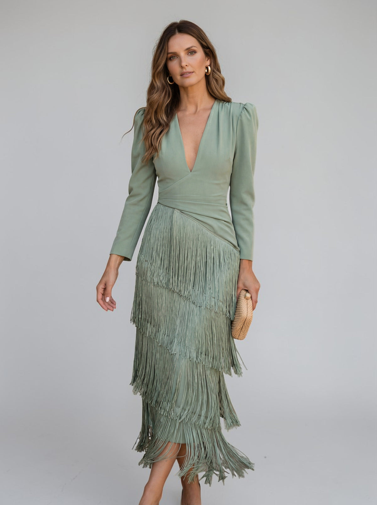 Sofia | Elegant Draped Waist Dress