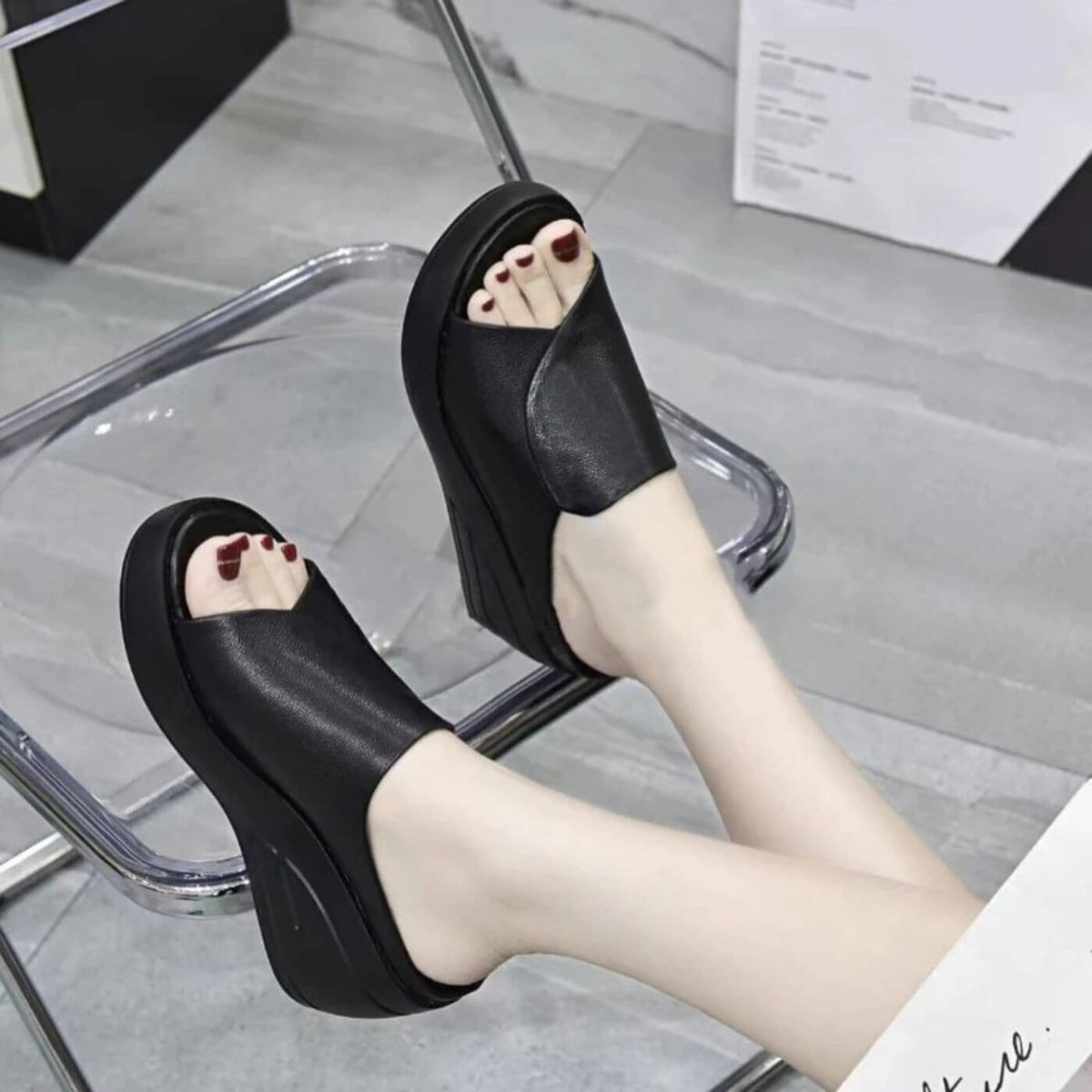 Comfort Eliza | Slip-on Wedge Sandals