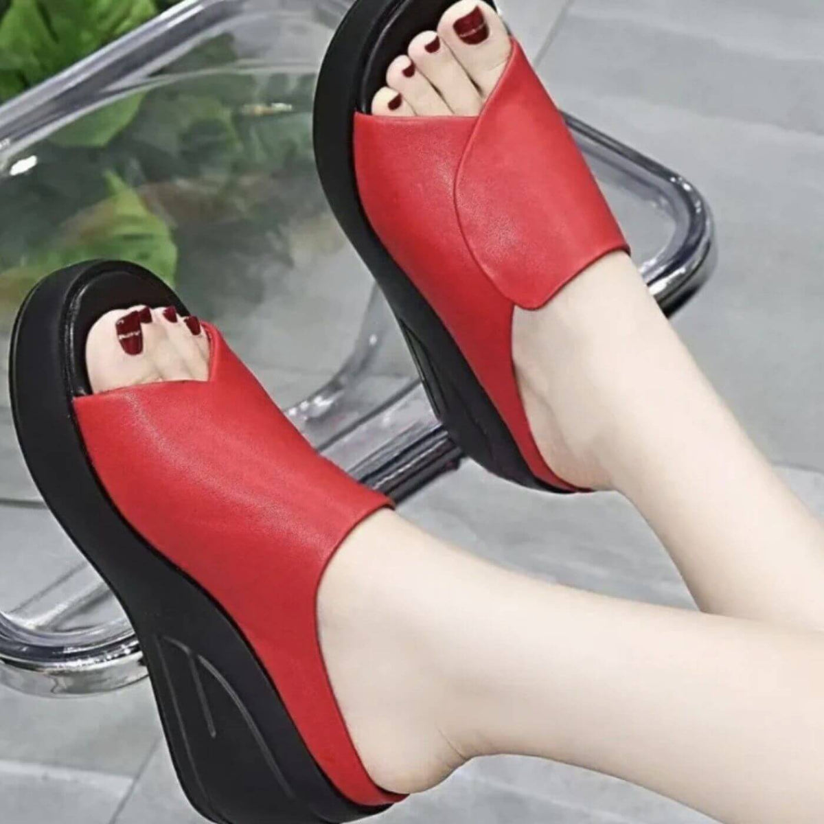 Comfort Eliza | Slip-on Wedge Sandals