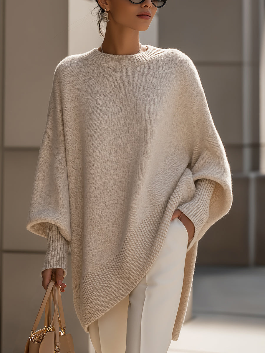 Oriane | Cozy Draped Sweater