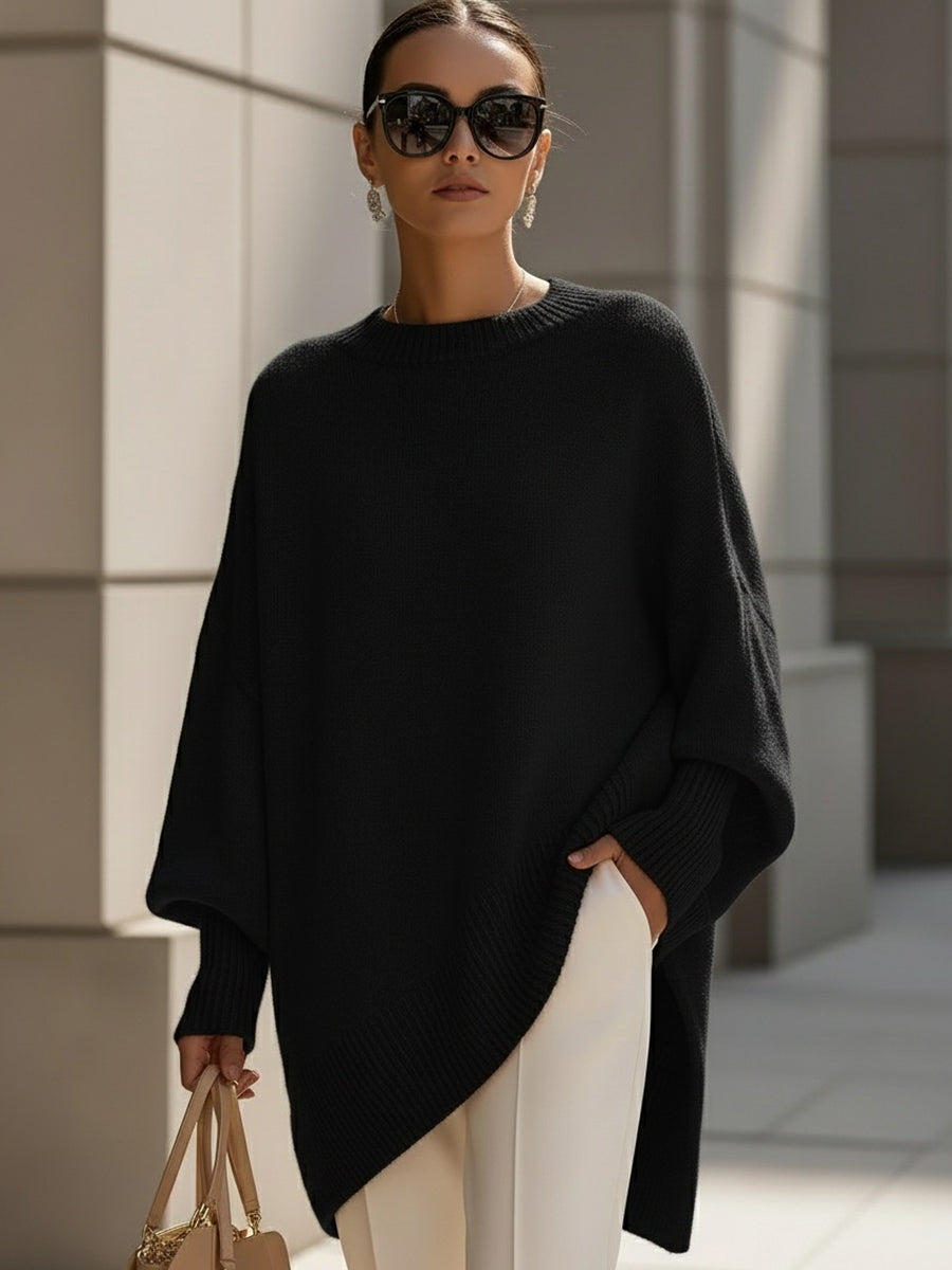 Oriane | Cozy Draped Sweater