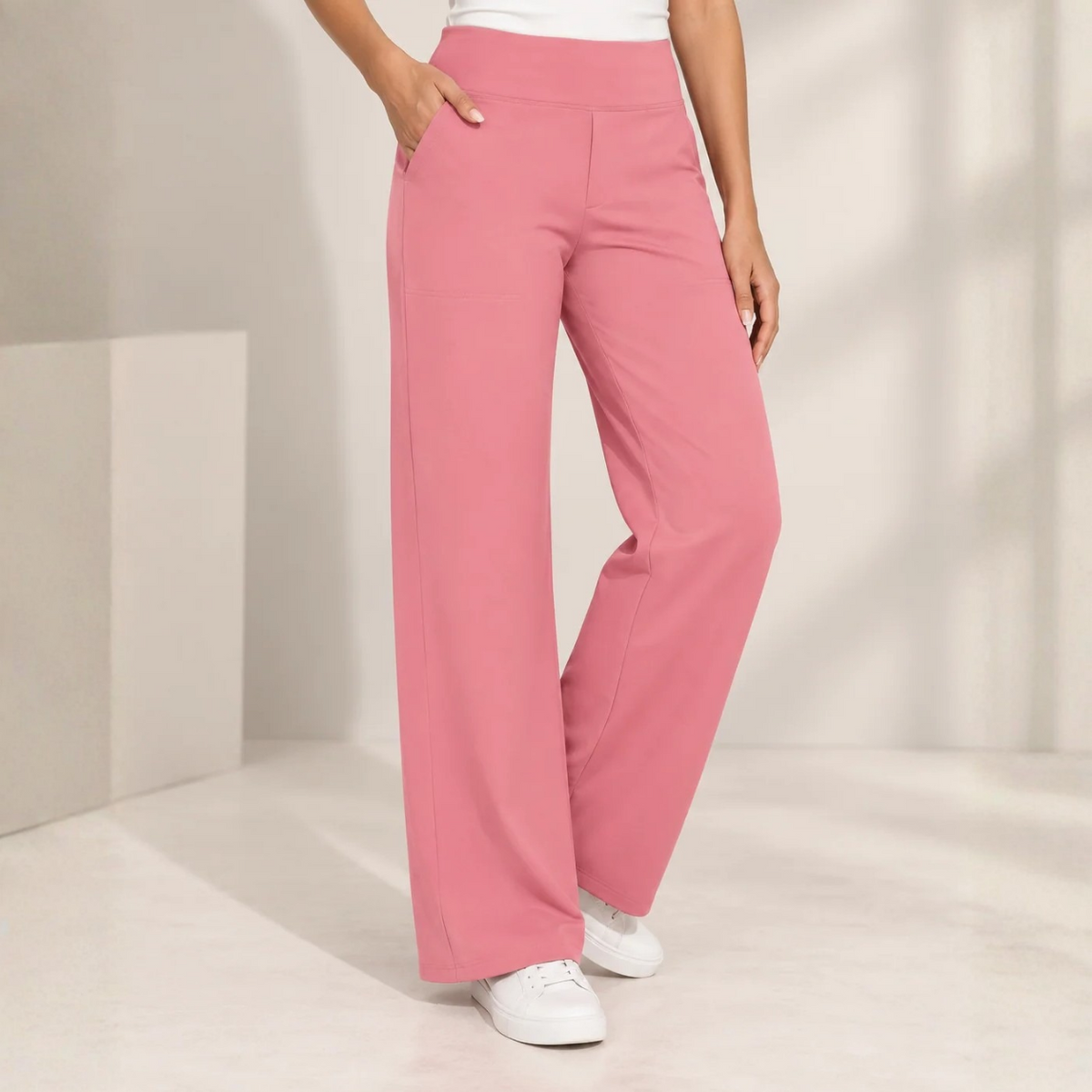 Charlotte | Stretch Wide Leg Pants