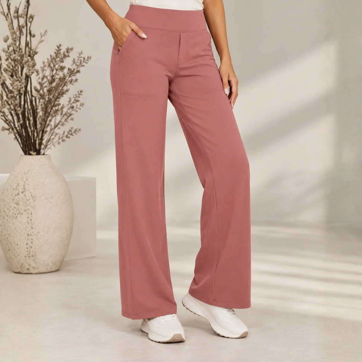 Charlotte | Stretch Wide Leg Pants