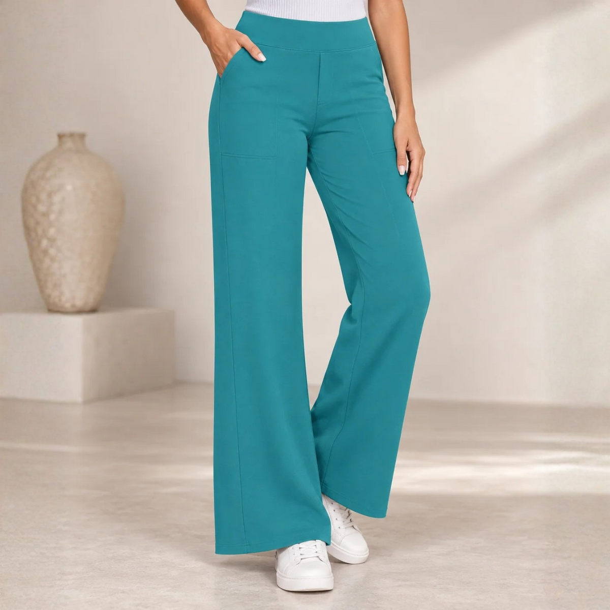 Charlotte | Stretch Wide Leg Pants